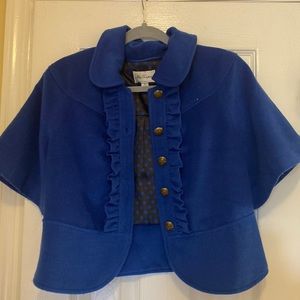 Alice Temperley Dress Jacket in Cobalt